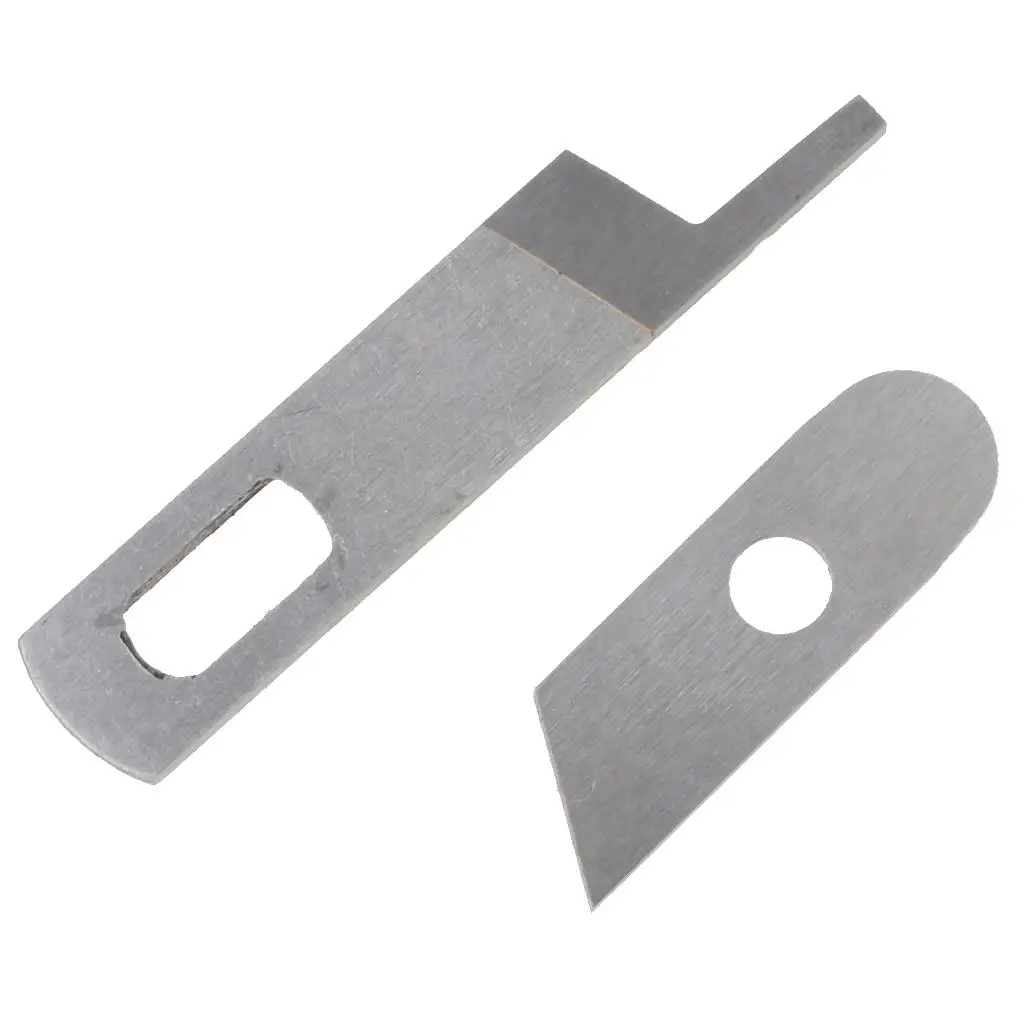 2Pcs Industrial Sewing Machine Trimmer Blade for SINGER Stainless Steel Overlocker for SINGER Sewing Machine Attachment