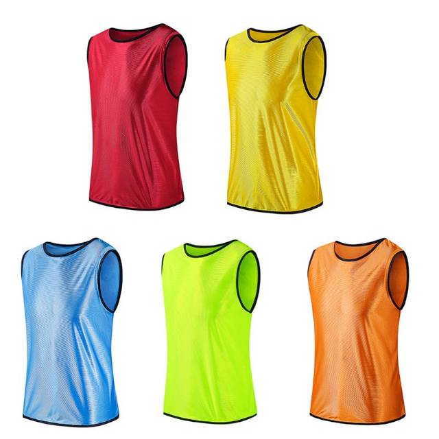 6PCS/12PCS Adults Football Jerseys Shirt Soccer Uniform Football Basketball  Team Jersey Training Numbered Practice Sports Vest - AliExpress