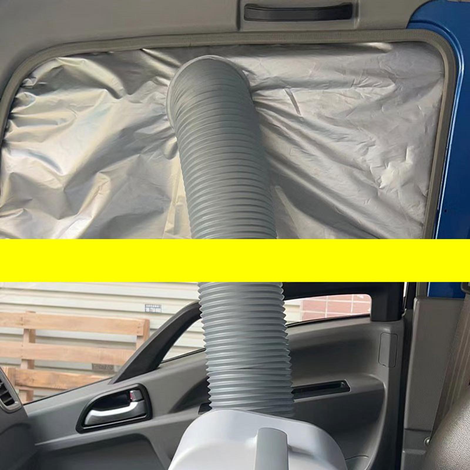 Vehicles Mounted Air Conditioning Exhaust Pipe Car Window Cloth Rainproof