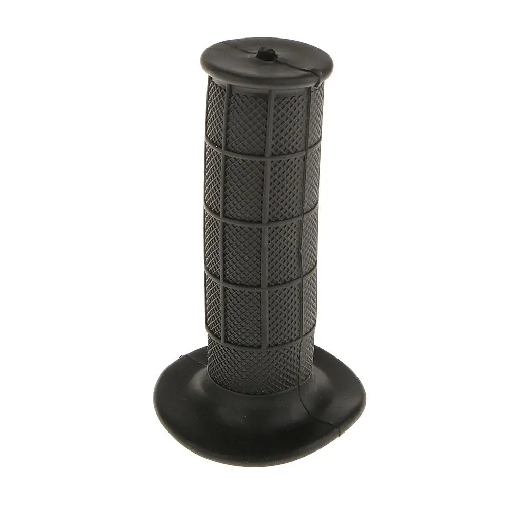 Universal Motorcycle 22mm Handlebar Grips with Throttle Cable Black