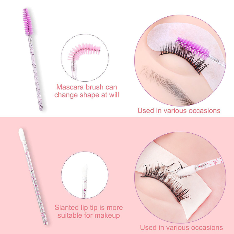 Best of Eyelash Extension Set With Box Lashes Micro Brush Tape Glue Ring Eye Pad Disposable Mascara Applicator Eyelashes Tool Reviews & Tips - Image 4