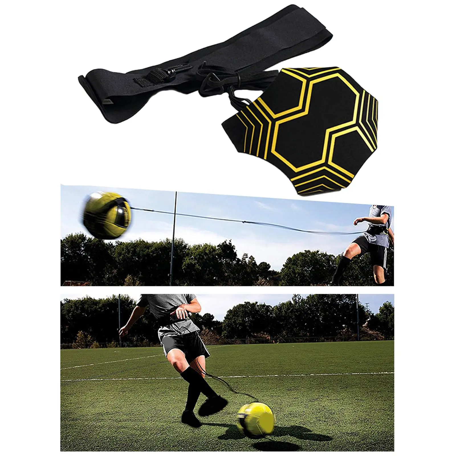 Solo Soccer Trainer Football skills Volleyball Rugby for Adults Kids