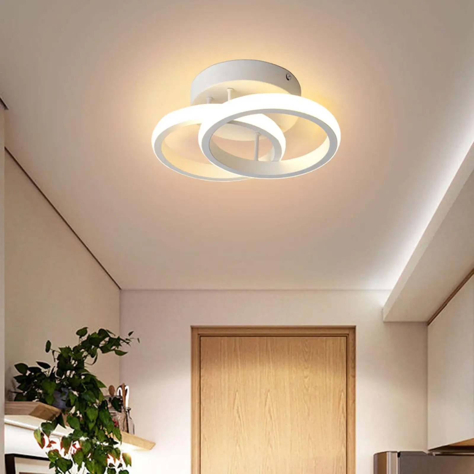 Modern Ceiling Light Fixture LED Ceiling Lamp for Bathroom Porch, Ceiling Lamp for Kitchen, Bedroom, Hallway Decoration