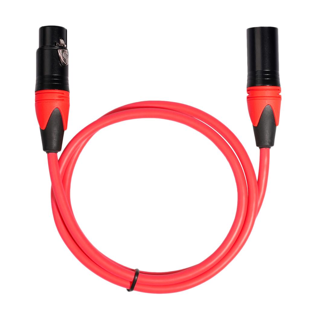 XLR Microphone Cable for Male And Female 3. .4 Feet, 5 Colors, 4