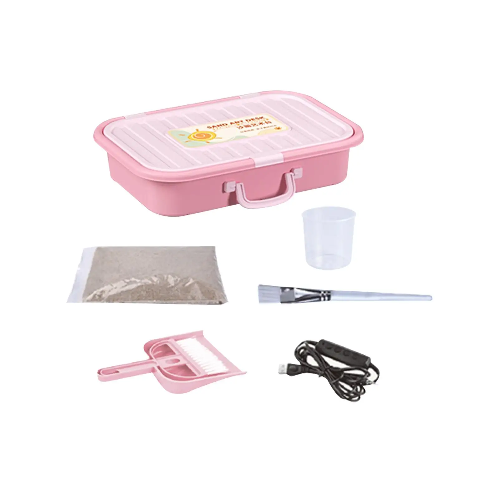 Light Box Sand Table Sandbox Educational Toys Sand Art Kits for Gift Birthday Children