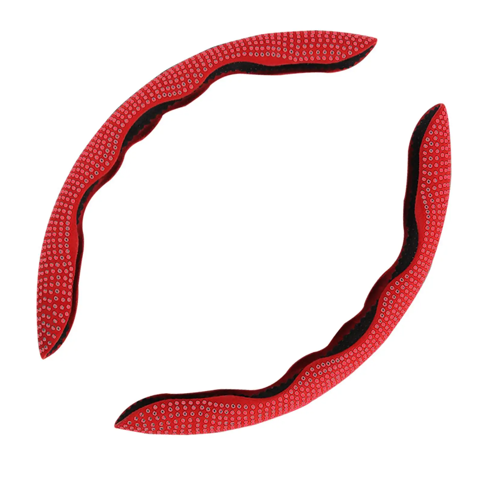2Pcs Steering Wheel Covers Easy Installation Steering Wheel Protector for Diameter 38cm Steering Wheels Truck Men and Women