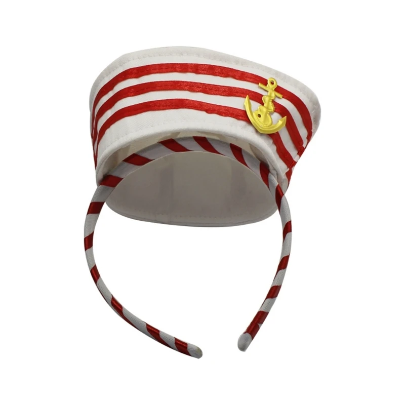 Headband para Mulher Masculino Marinheiro Chapéu Da