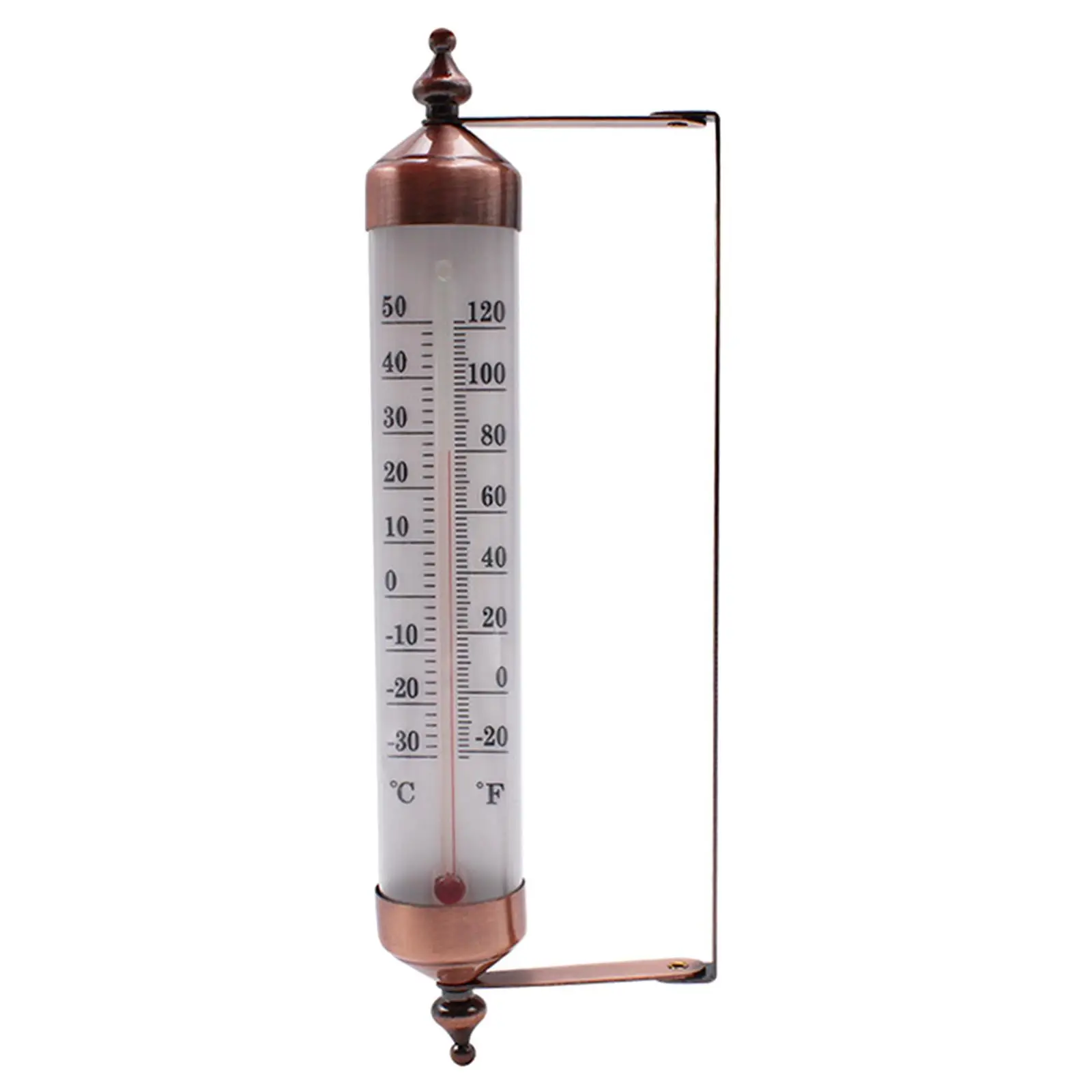 Temperature  indoor e outdoor Metal Wall Hanging Sensor 9.8x3.1 Inch