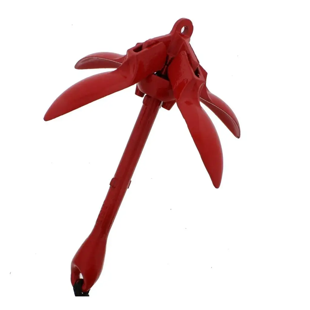 Folding Grapnel Anchor & 11m Rope, 95mm Buoy For Kayak Boat Fishing 