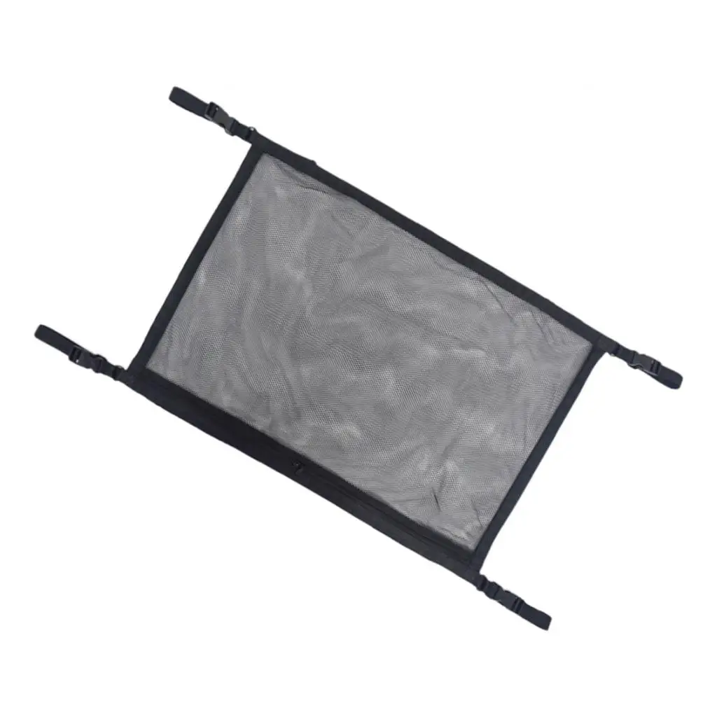 Portable  Roof Storage Bag Trunk Mesh Organizer Easy to Install