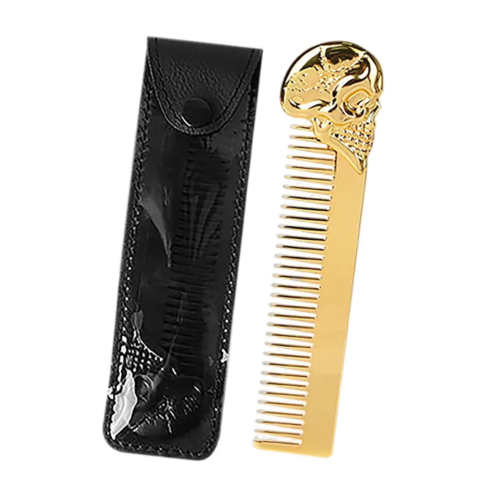 Comb for Men Metal Pocket Comb Hairdressing Barber