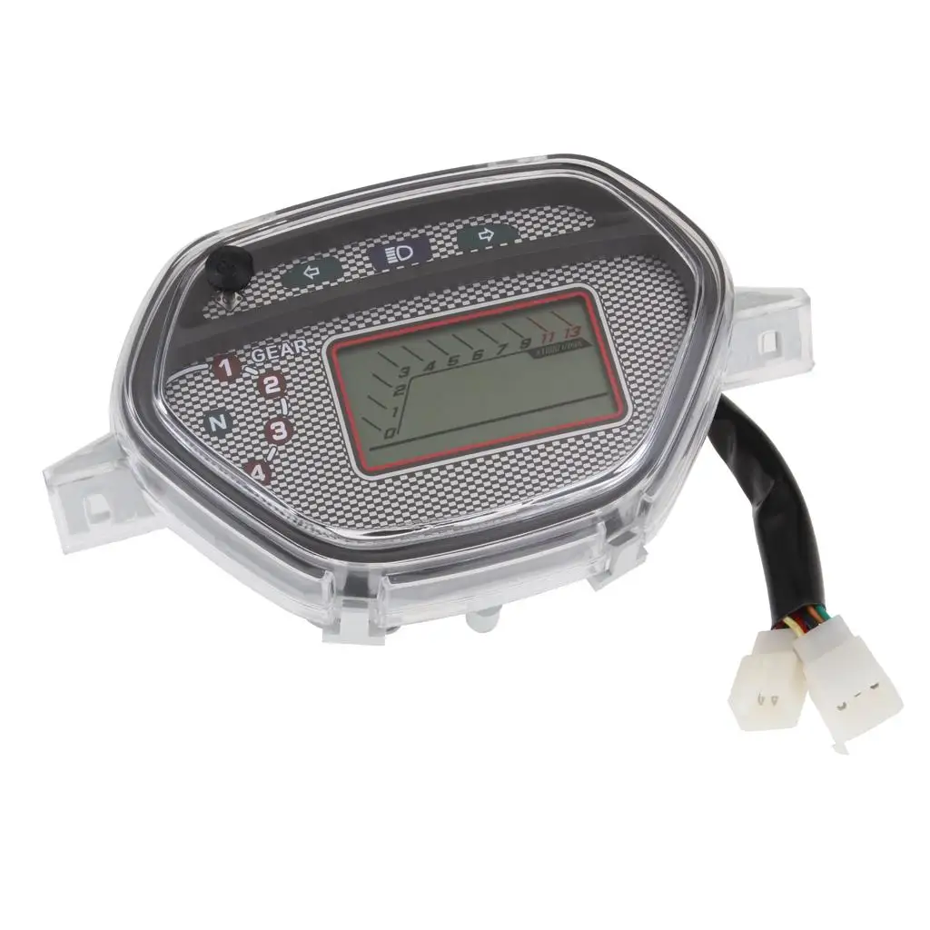 299 Kmh Motorcycle RMP ometer Digital LCD Odometer    for  CD110 Waterproof