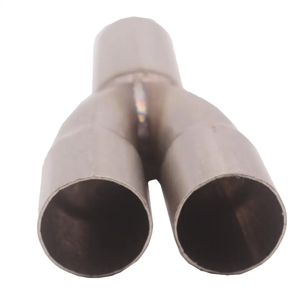 Exhaust Merge Collector, Dual 1.5`` ID Inlet Single 1.75`` OD Outlet Stainless Steel Exhaust Merge Collector