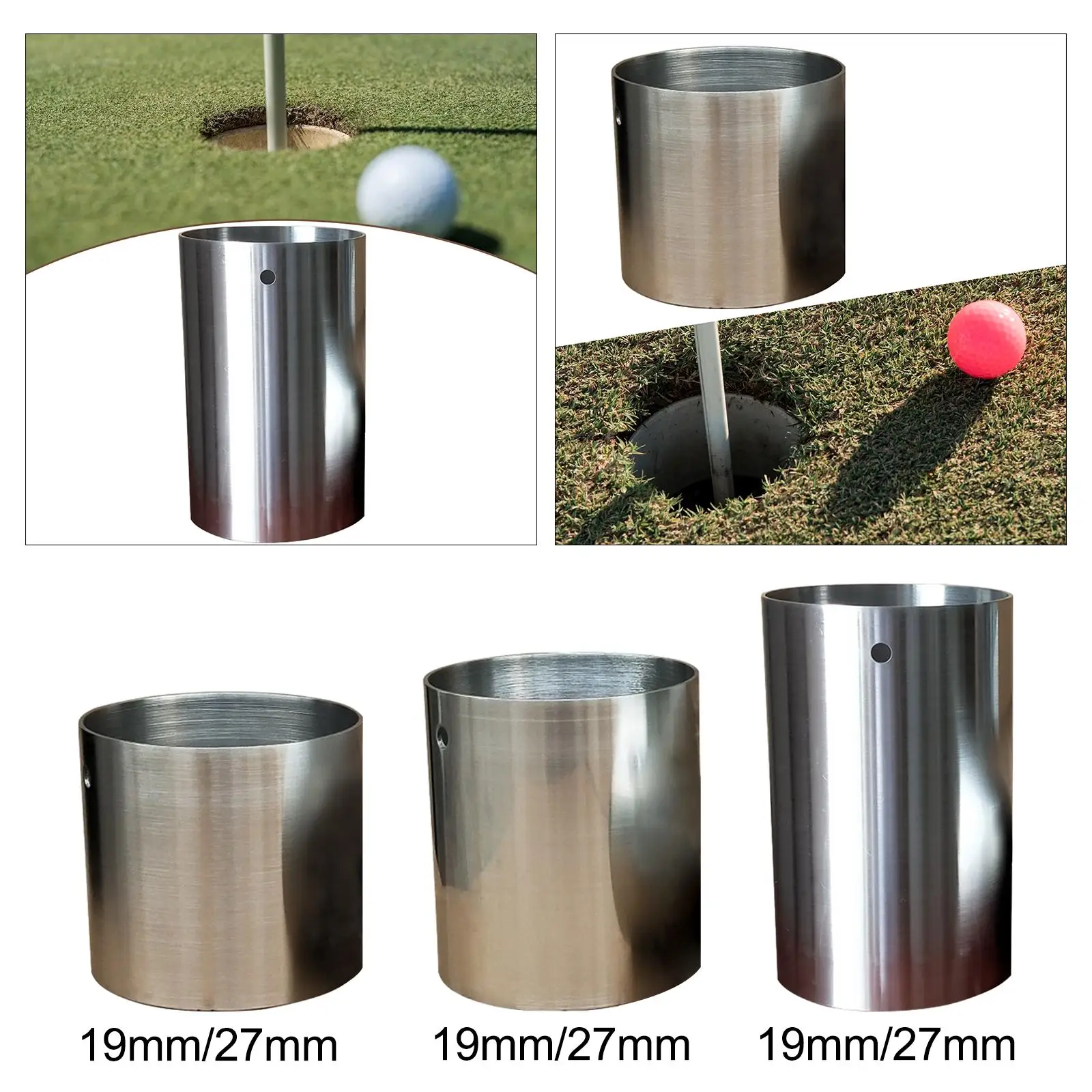 Golf Hole Cup Outdoor and Indoor Durable Training Accessory Golf Putting Cup