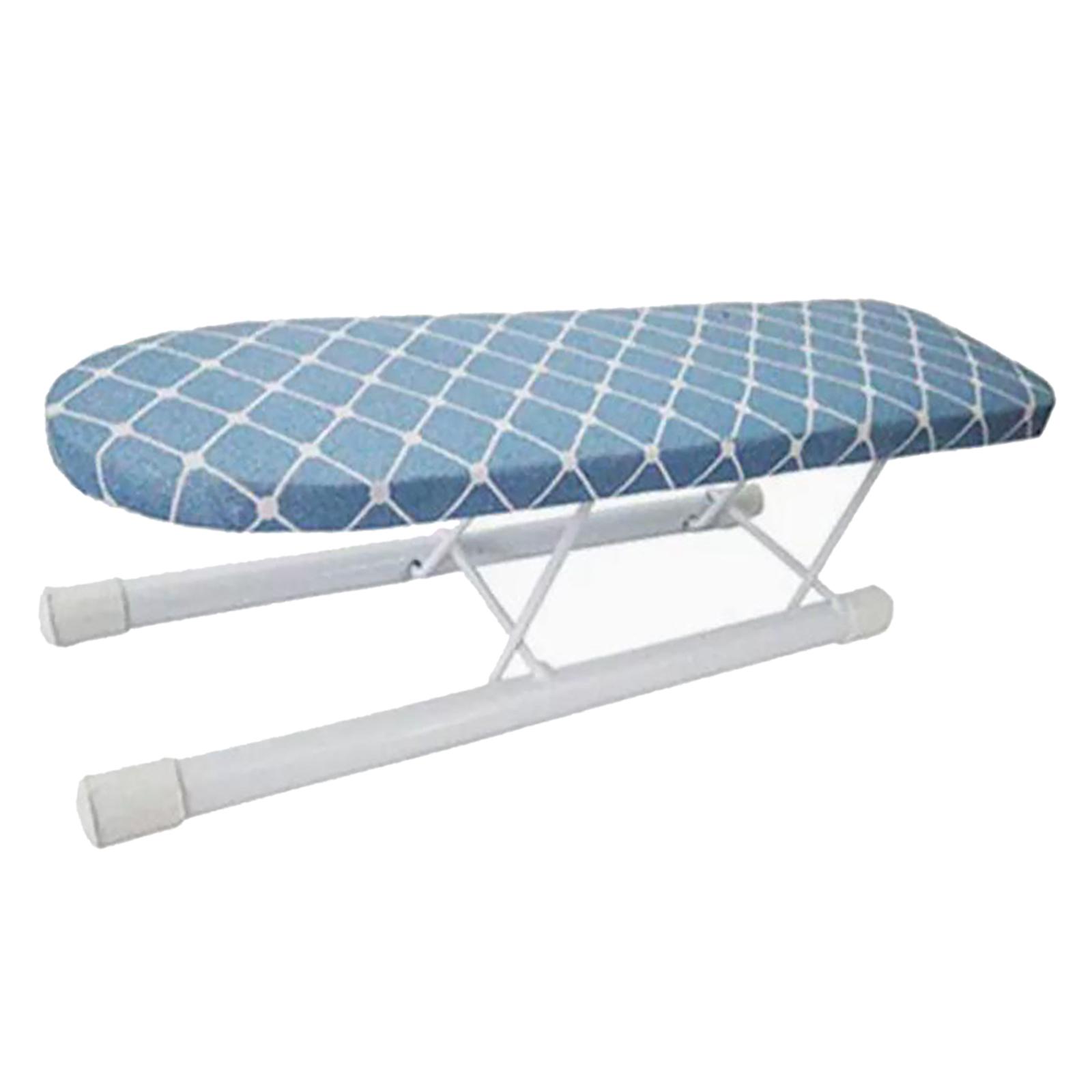 Portable Mini Ironing Board Foldable Legs Non Slip for Travel Household