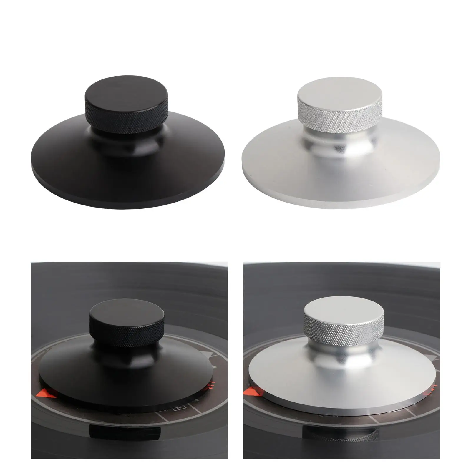 Record Weight Stabilizer Metal Disc Stabilizer Eliminate Disc Vibration Aluminum for player Turntables Chassis Player Speakers