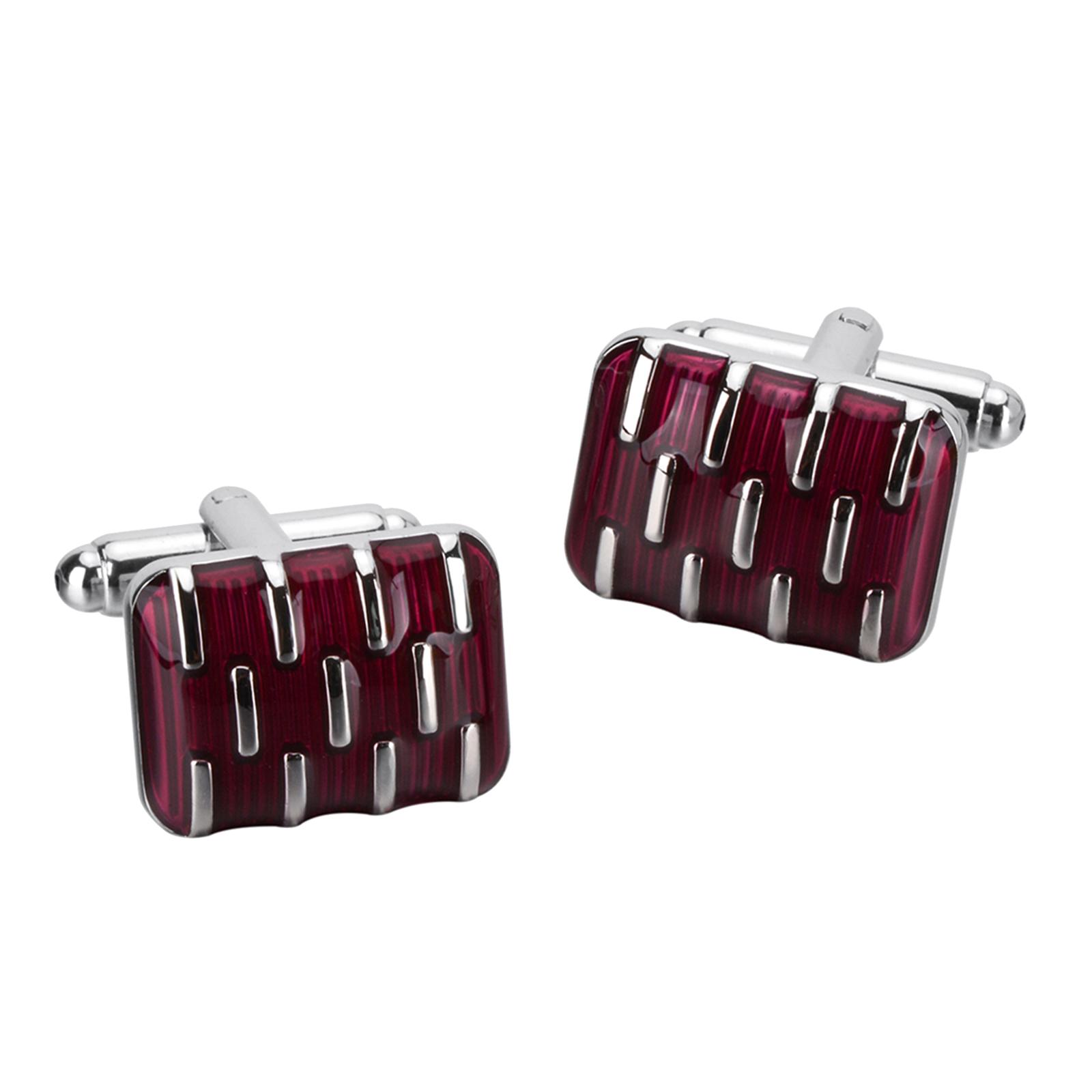 2Pcs Classic Cufflinks Cuff Links Stylish for Party Wedding Formal Ceremony