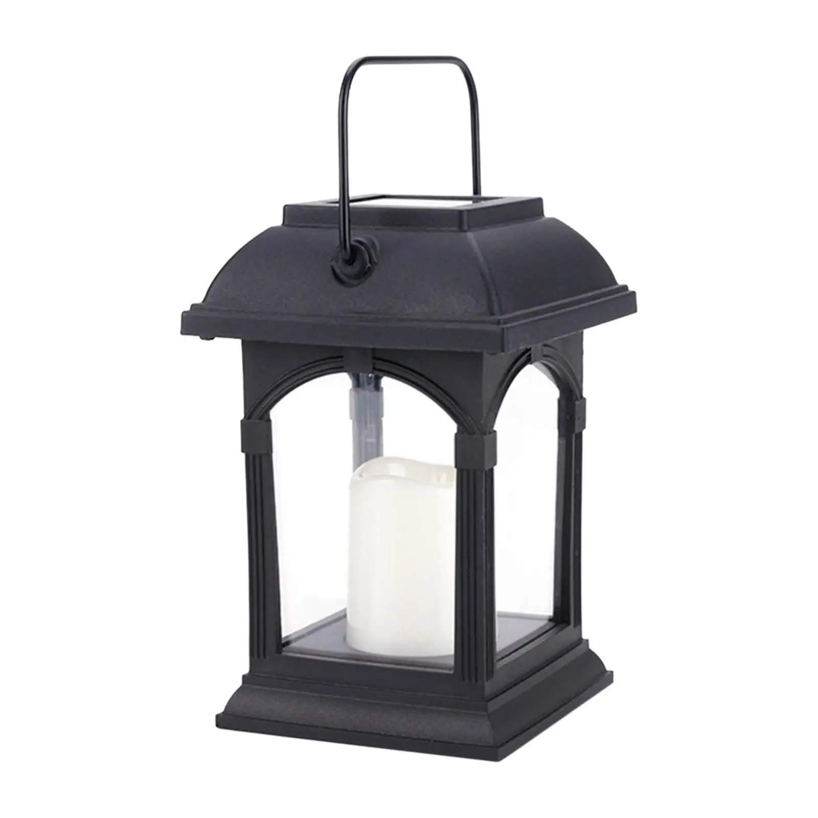Outdoor Candle Lantern Garden Decorative Light Flickering Flame Lanterns for Table