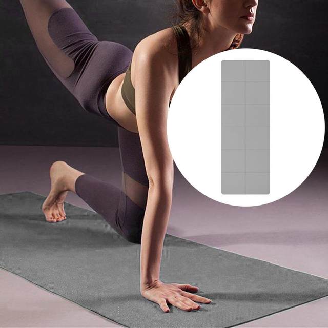 Portable Yoga Mat Foldable Sweat-absorbing Fitness Mat Non-slip