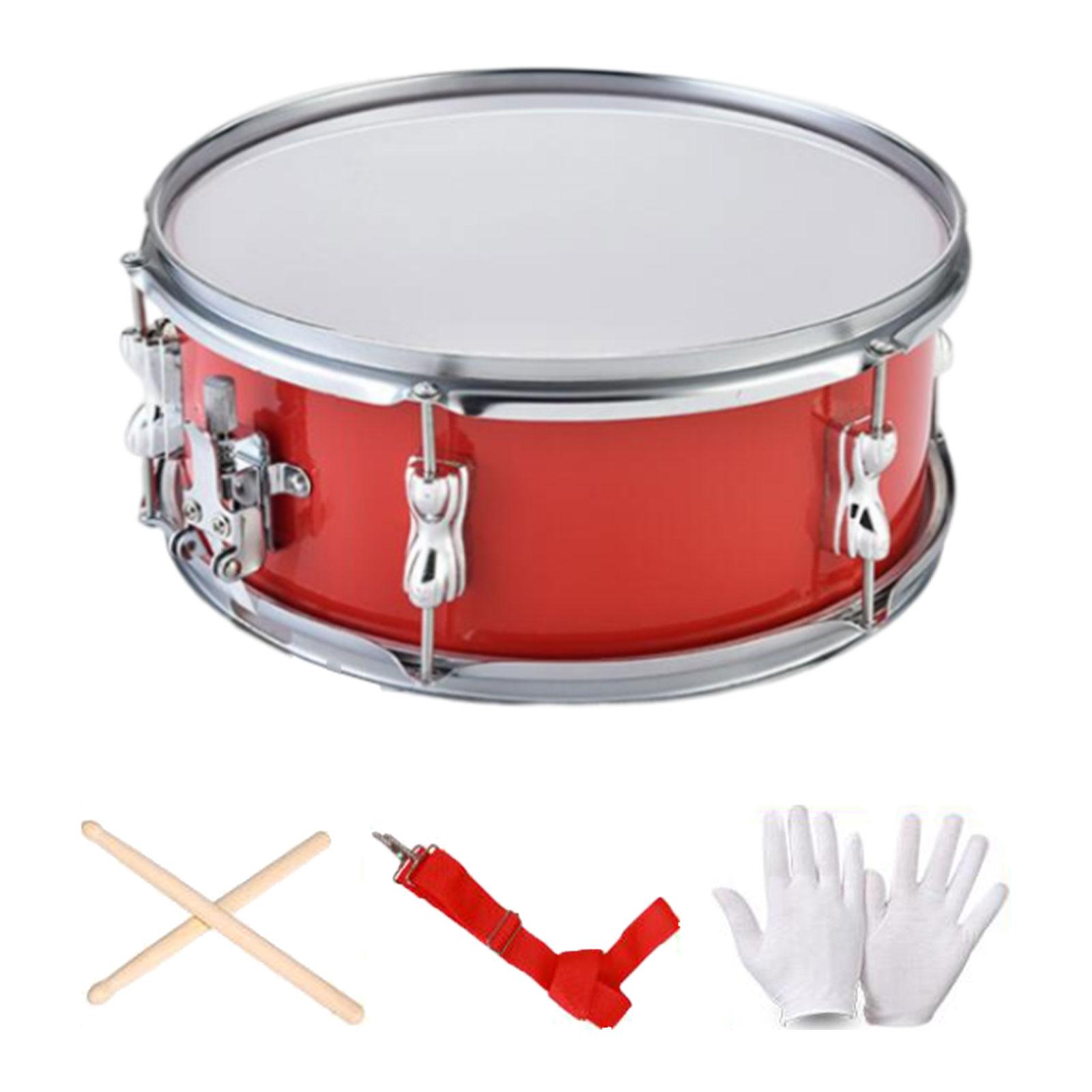 13inch Snare Drum Lightweight with Shoulder Strap Music Drums Percussion Instrument for Children Adults Boys Girls Holiday Gifts