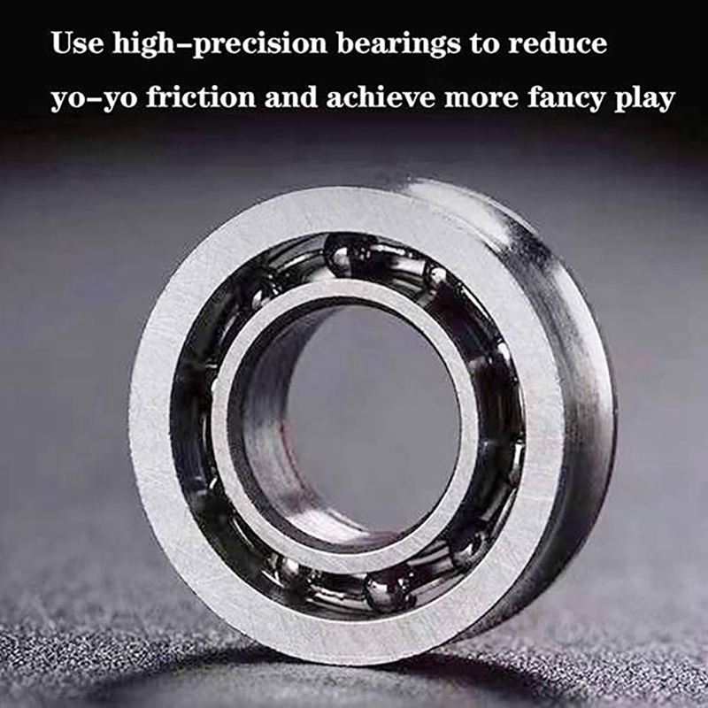 Yoyo Professional Magic Metal Yoyo With 10 Ball Bearing Alloy Aluminum High Speed Unresponsive Yoyo Classic Toys For Kids