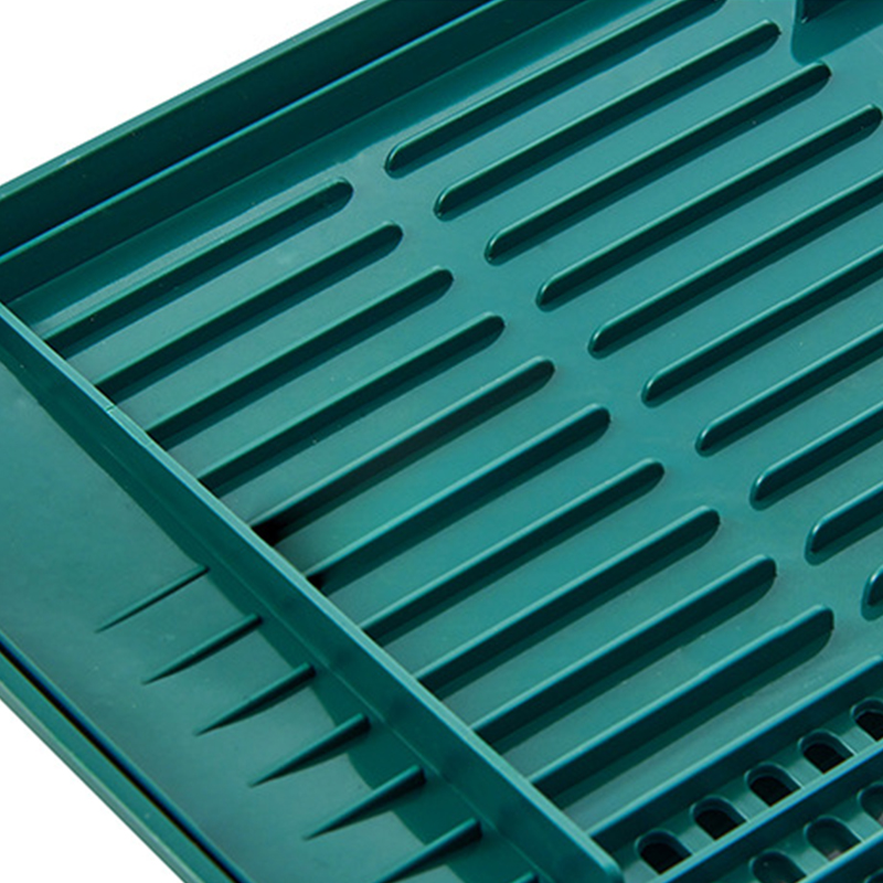 Kitchen Dish Drying Rack Drain Board With Lid Tableware Box Plate Bowl Dust Holder Cover Container Storage Kitchen Organizer