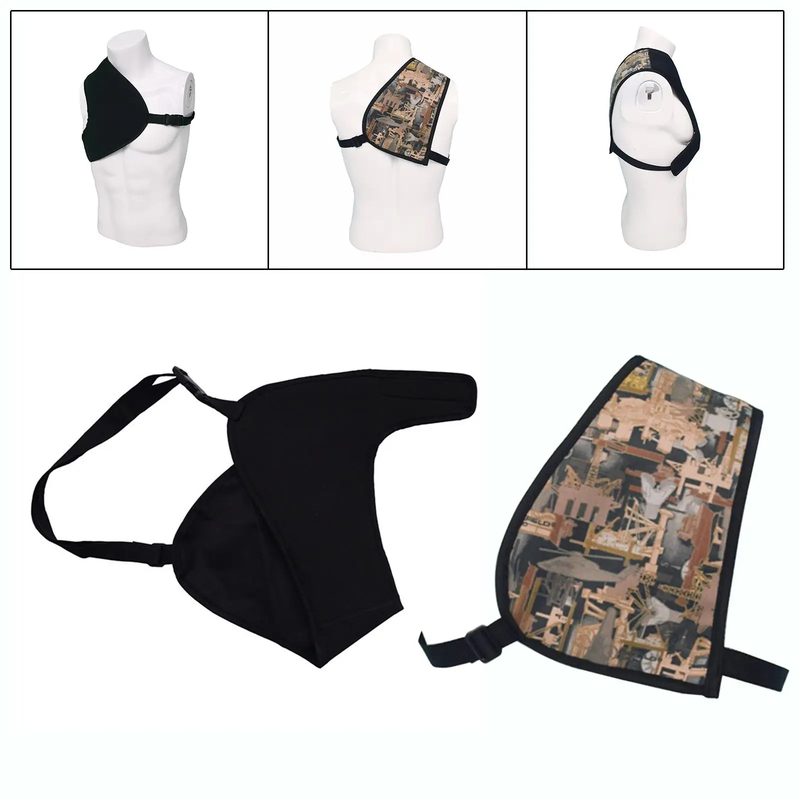 Pad with Adjustable Strap Shock Absorbing Protective Pad for Hunting