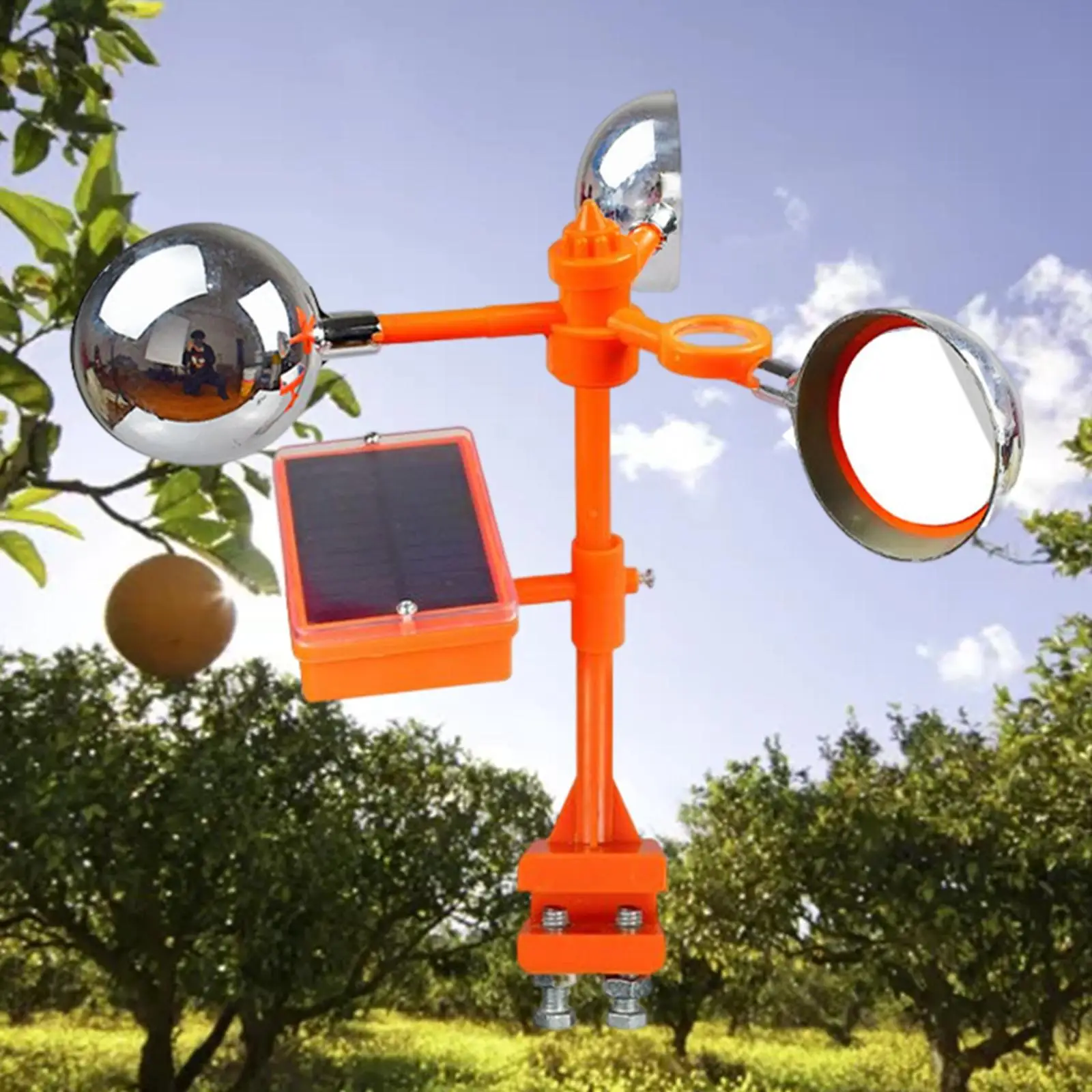 Solar Bird Scarer Repellent Outdoor Animal Repeller Deterrent Crop Garden