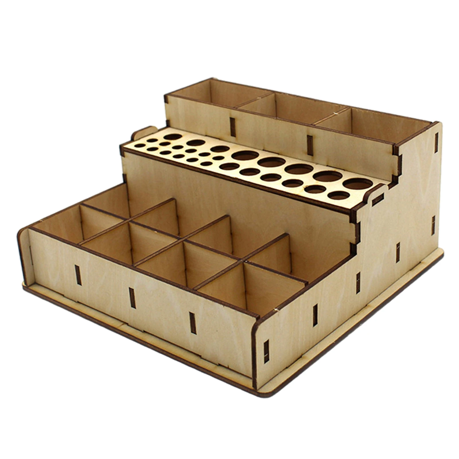 Wooden Paint Organizer Stand Storage for Miniature Paint Set