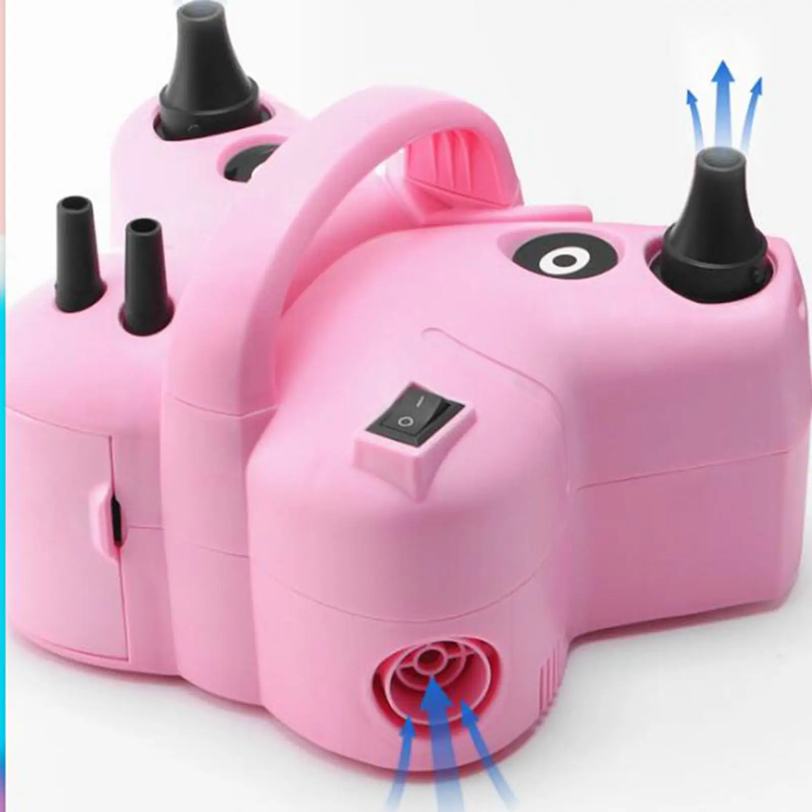 Multipurpose Electric Air Balloon Pump Inflator Dual Nozzle Fast Aerated Tool Air Pump for Festival Birthday Party Decoration