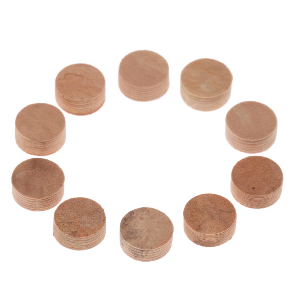 10 Pieces Cork Mat Pads Sound Hole Seal Spare Part for Trumpet