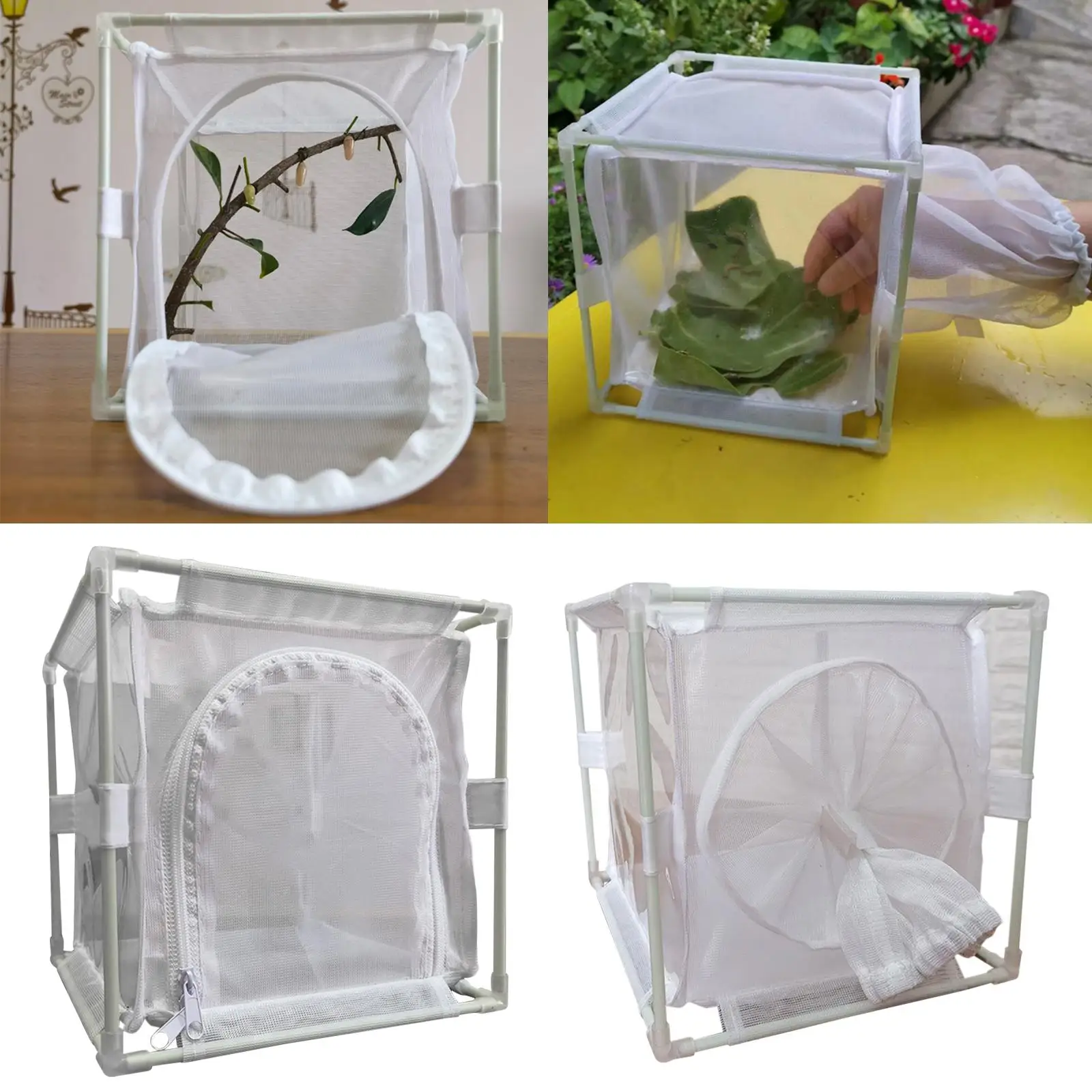 Shade Cages Detachable Reusable Multi Use Ventilation Observation Cage Net Cage for Yard Greenhouse Outdoor