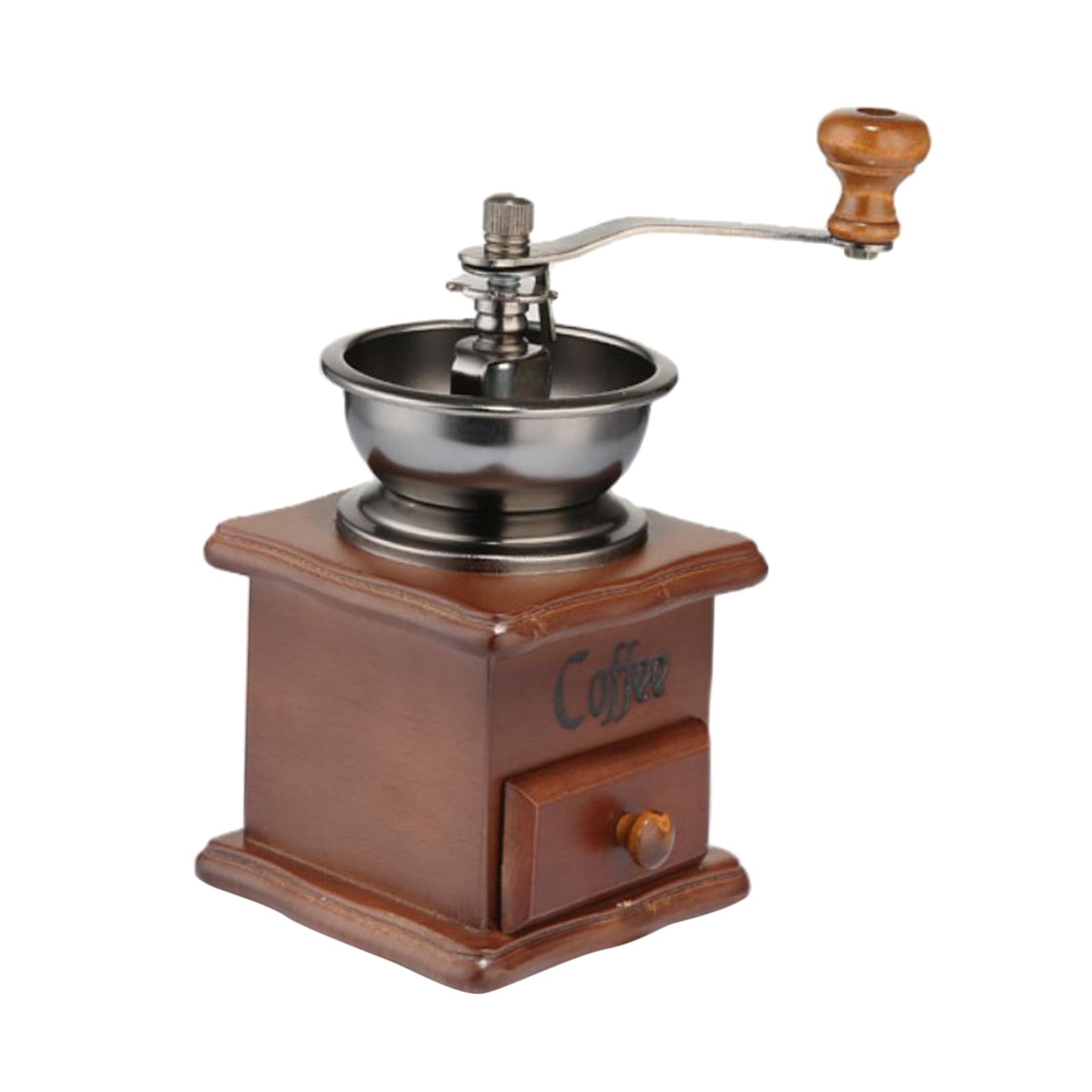 Wooden Hand Grinder coffee Grinder Roller Grain Mill Hand Crank Wooden Hand Grinder coffee Grinder Roller Grain Mill Hand Crank