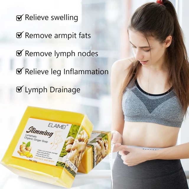 Lymphatic Detox Organic Ginger Soap Ginger Lymphatic Drainage Weight Loss -  AliExpress