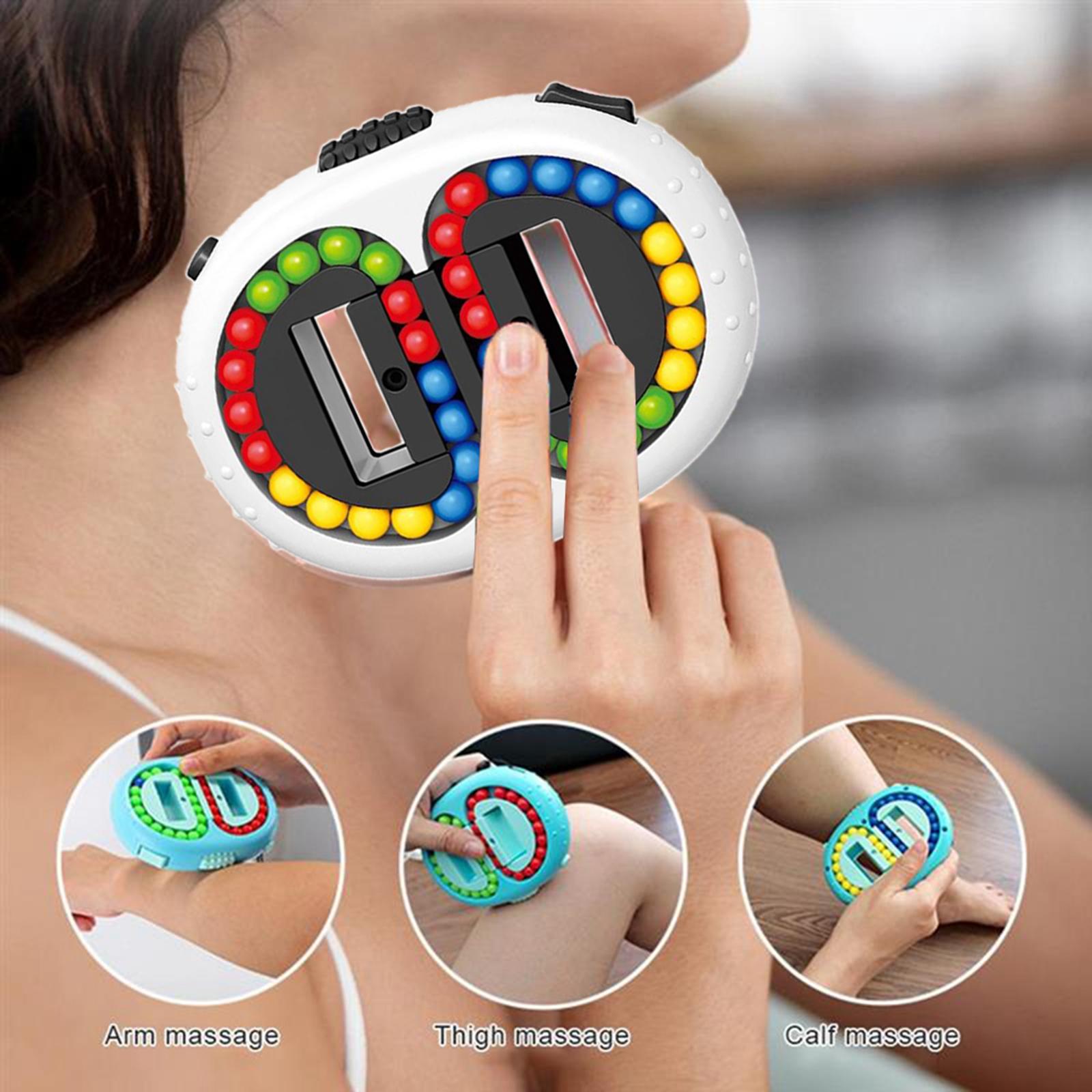 Bean Cubes Toys, Rotating Decompression Hand Eye Coordination Puzzle Educational Gifts 3D Puzzles Fingertip  Tops  Toy