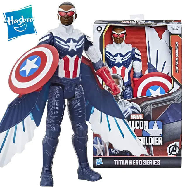 Captain America Action Figures  Spiderman Figure Titan Series - Hero Series  Captain - Aliexpress