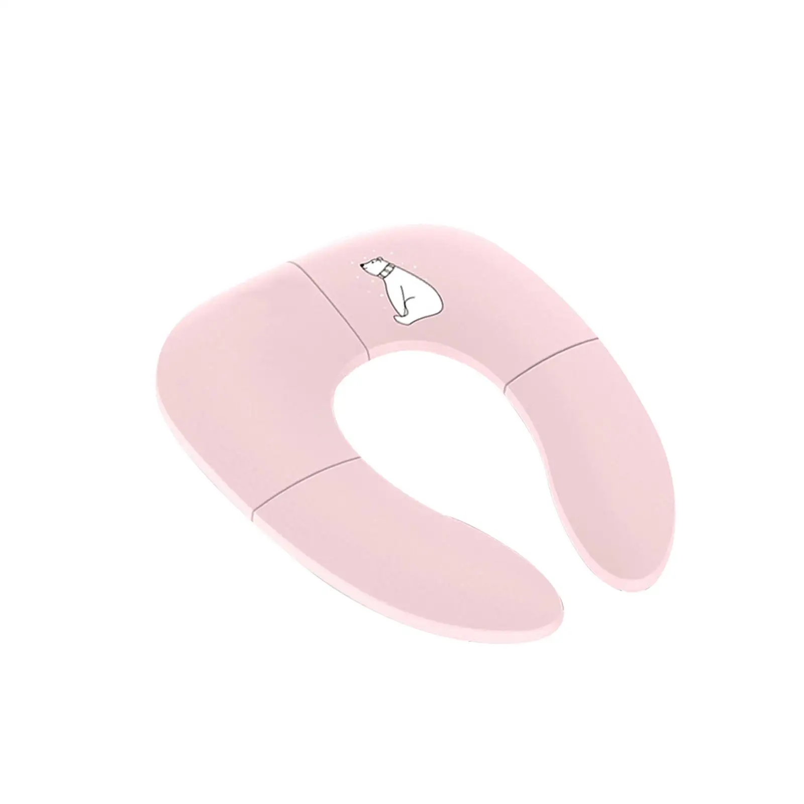 Foldable Toilet Seat Potty Ring Toilet pad for Travel Toddler Girls Kids Child