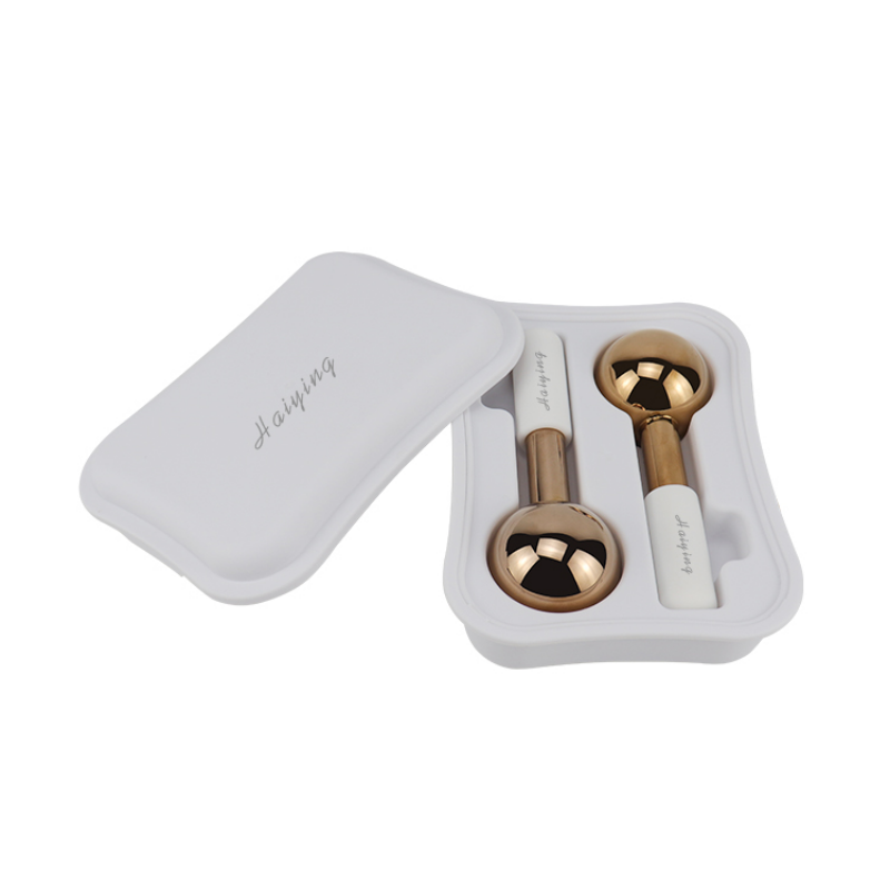 Best of Hot Selling Skin Ice Globes Rose Gold Cooling Facial Ice Globes Beauty Roller Stainless Steel Magic Metal Cold Therapy Hand Held Reviews & Tips