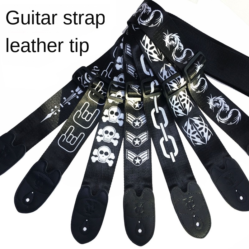 Description Picture 2 of itemHigh-End Straps for Electric Guitar, Folk Guitar, Bass, Musical Instrument Accessories, Foreign Trade, Hot-selling