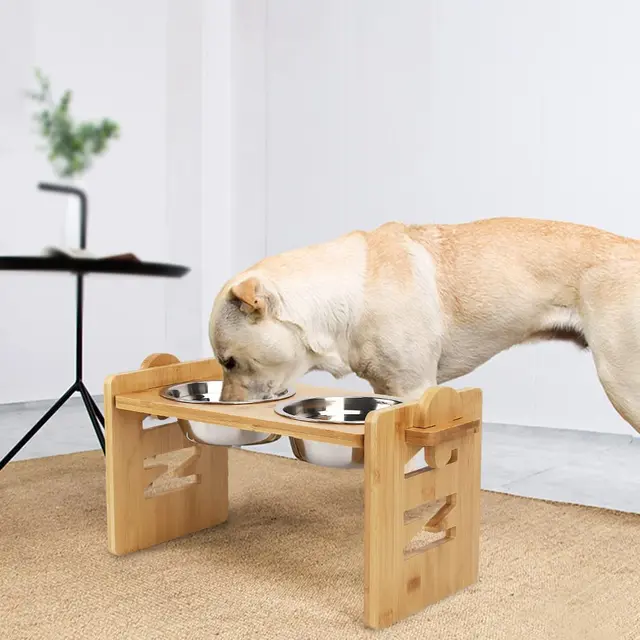 Elevated Dog Bowls Better Older Dogs  Single Elevated Dog Bowls Large  Breeds - Dog - Aliexpress