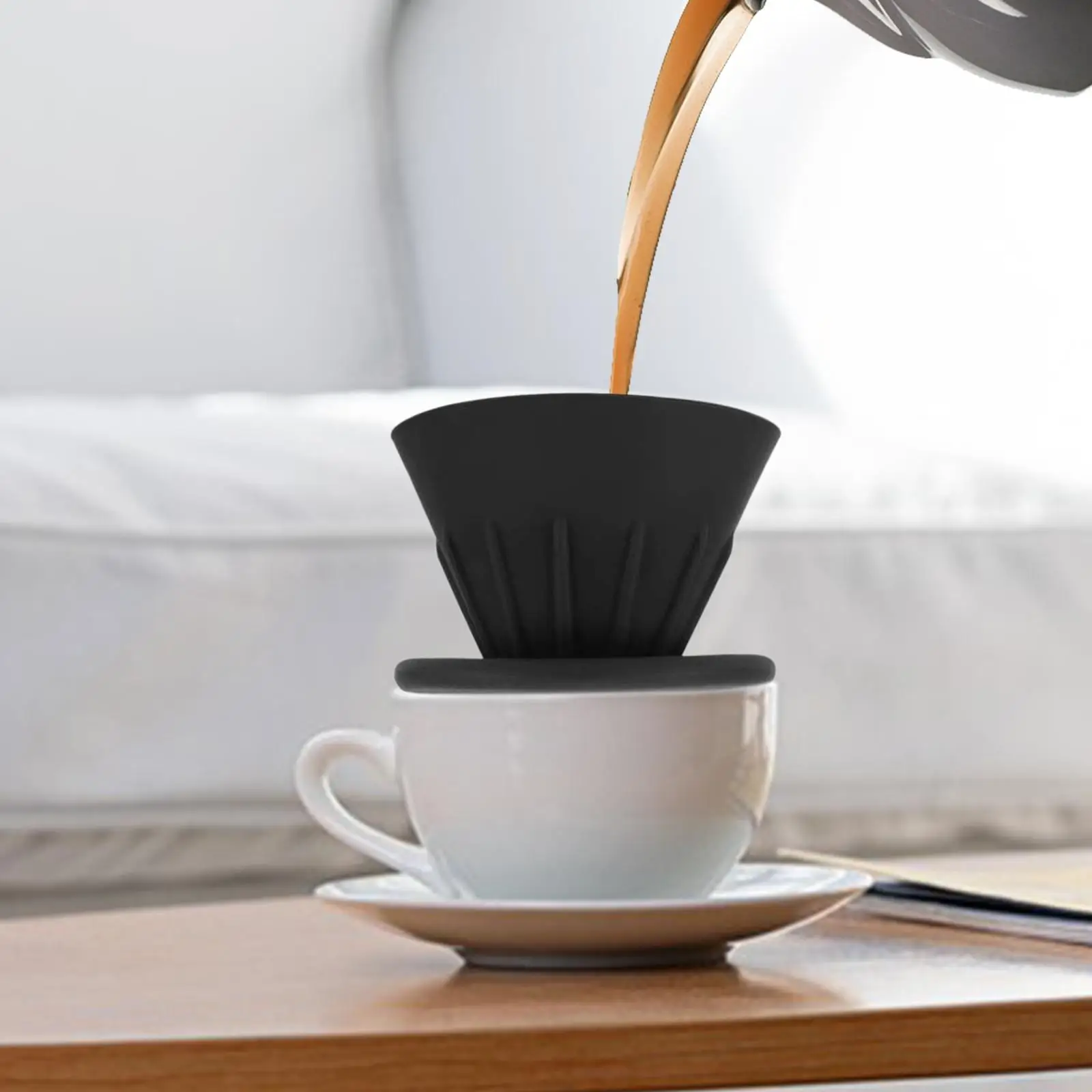Coffee Filter Cup 3.94`` Coffee Dripper for Office Household Hiking