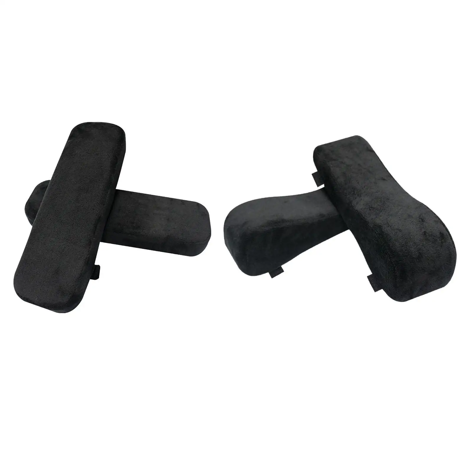 Set of 2 Chair Armrest Pad Memory Foam Easy to Attach Cushions Pad Elbow Arm Rest Cover for Office Chair Gaming Chair