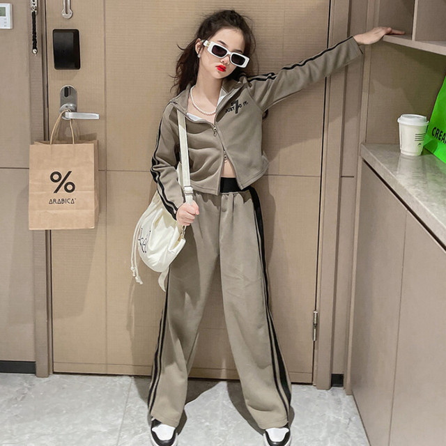 Women Sports Suit Female T Shirt Top Pants Two Piece Sportwear Tracksuit  Spring Autumn 2022 Fashion Dance Sets Running Clothes - AliExpress