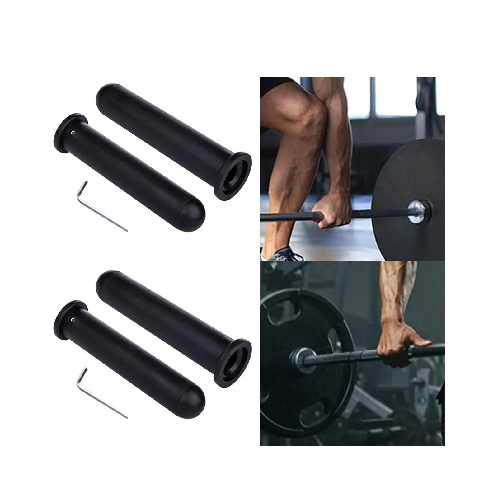 Barbell Adapter Sleeves Strength Training Barbell Attachment Converts Bars to Weight for Women Men Dumbbells Weight Plate Posts