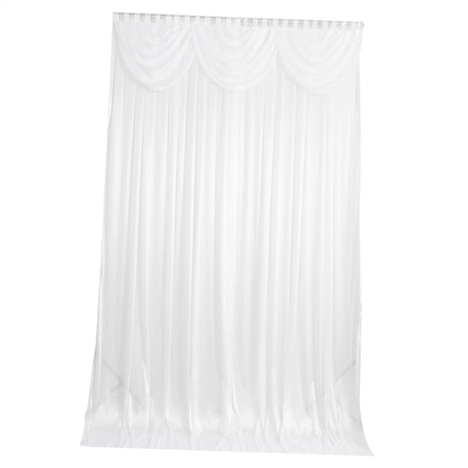 White Backdrop Curtain Photo Studio Props Background Screen for Home Decor
