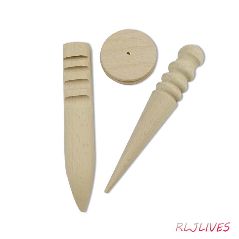 Leder poliers tange Leder Handwerk Kanten Polier werkzeug Holz Leder Kanten Slicker Polier werkzeuge Leder Handwerk Arbeits werkzeug – Detail 1