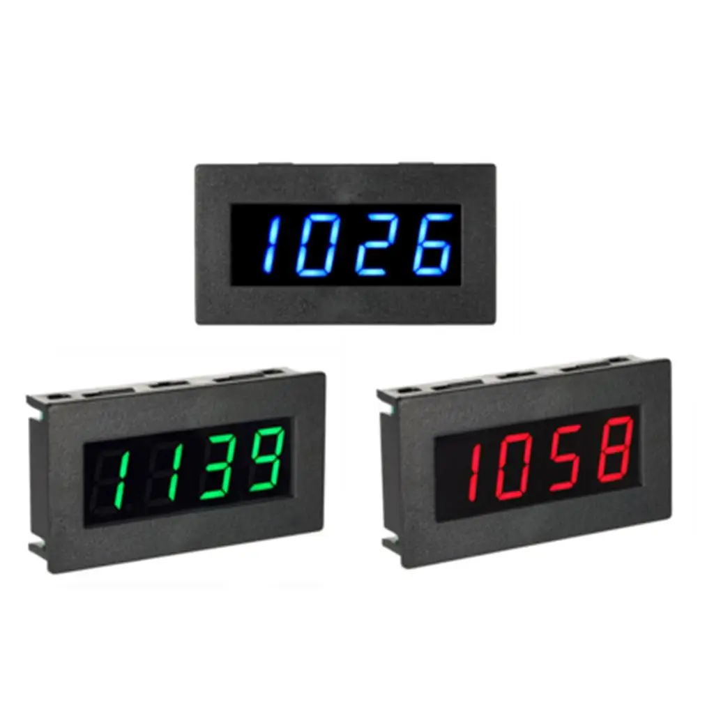 Digital Tachometer Thermometer Engine Speed Indicator LED Display For Engines