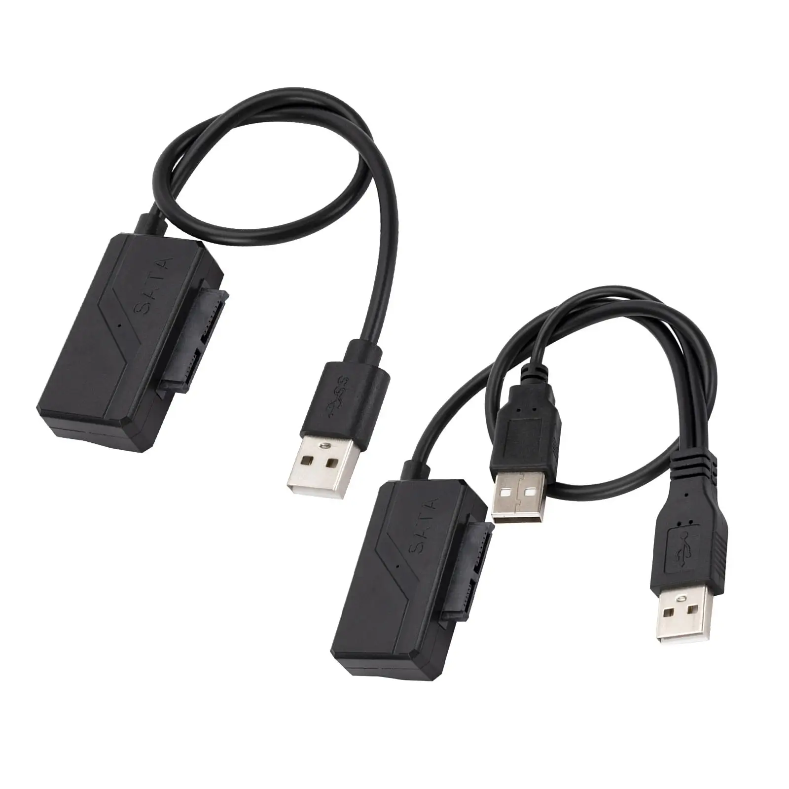 USB 2.0 to SATA 7+6 13Pin Adapter Cable Plug and Play Transfer Cord Converter for Laptop CD/DVD ROM Accessories