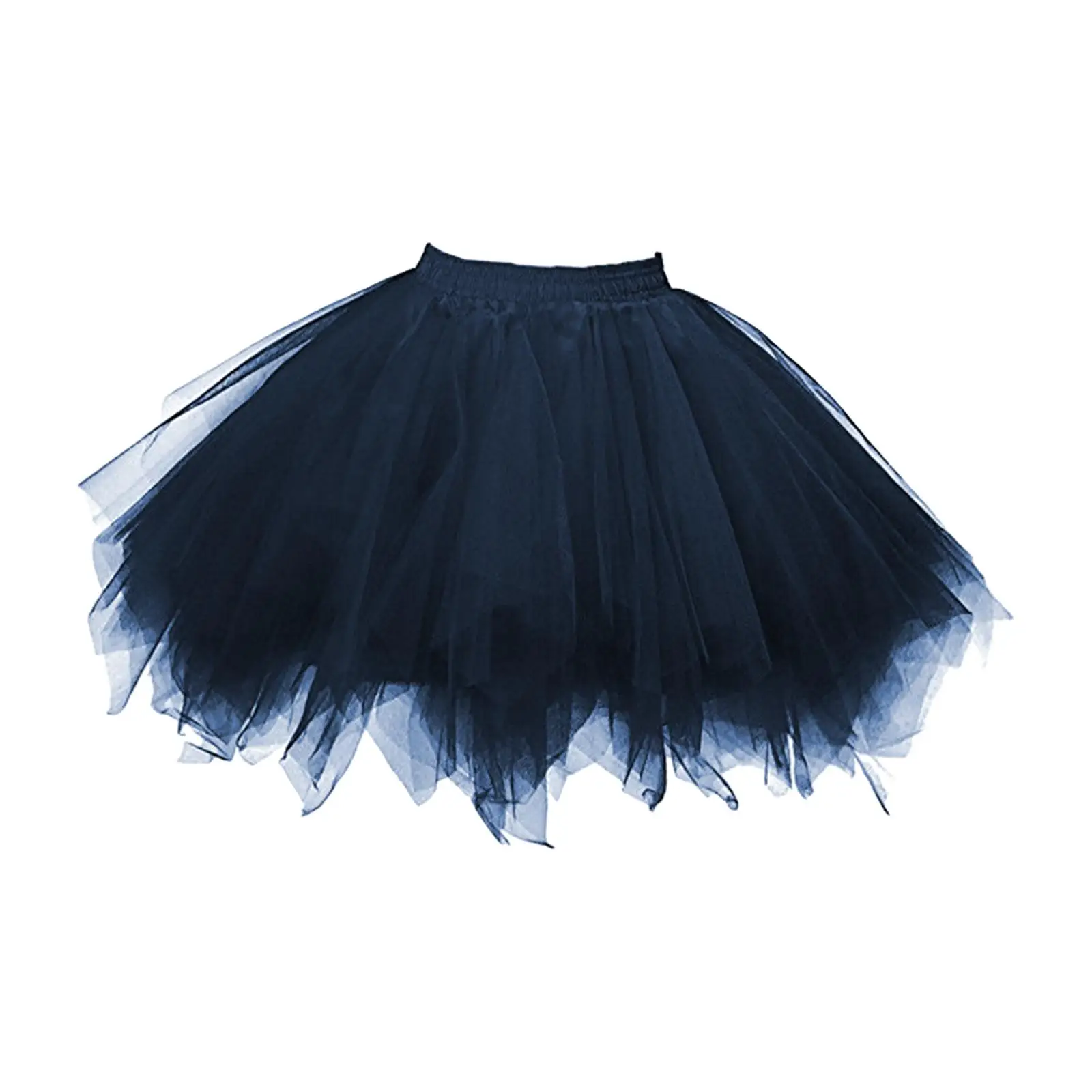 Women Tulle Tutu Skirt Party Girl Lady Adults Classic Supplies Layered Tulle Petticoat for Proms Wedding Stage Beach Performance