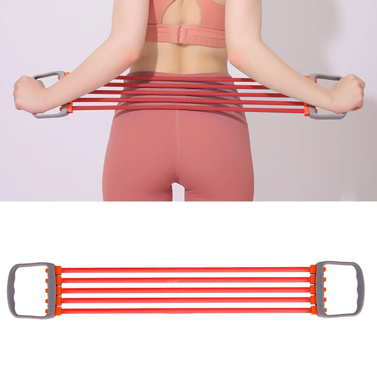 Resistance Band Pull Rope Fitness Workout Foot Leg Exerciser Chest Expander